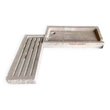 Stone sink in 3 parts
