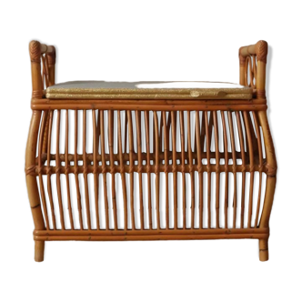 Vintage rattan chest