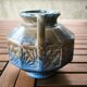 Art Deco octagonal vase in flamed stoneware – signed Alpho (Alphonse Mouton)