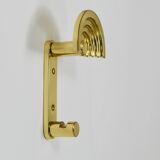 13 Postmodern Brass Wall Hooks by Ettore Sottsass, 1985, Valli & Valli Italy