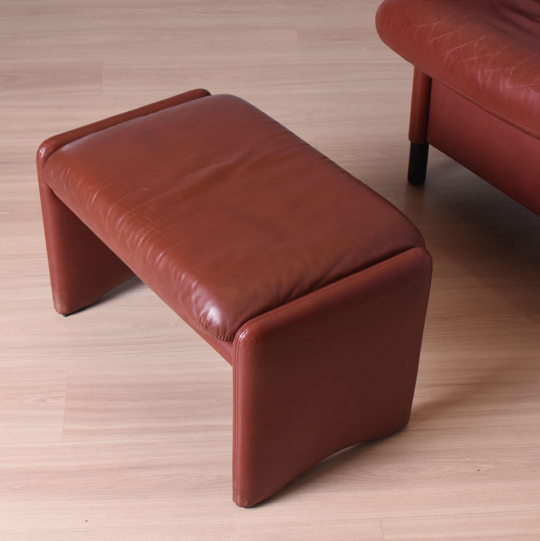 Armchair with Footstool, Erpo International, 1980s