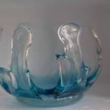 Cup scratch blue murano
