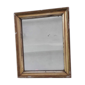 Miroir patine dorée 27x33