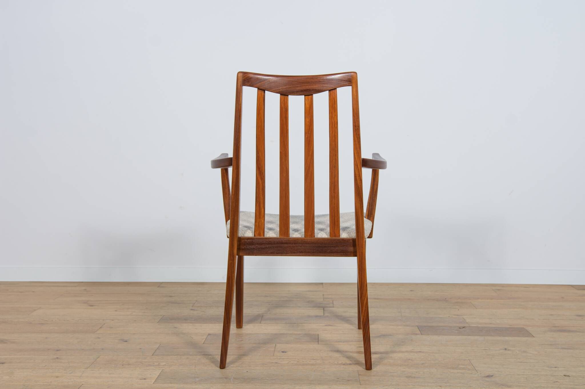 Chaises de salle à manger en teck et tissu du milieu du siècle par Leslie Dandy pour G-Plan, Unite