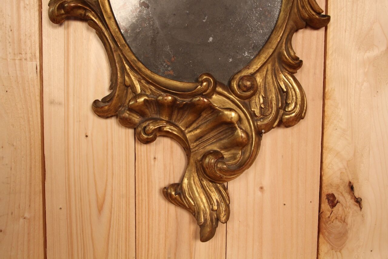 Italian Rococo mirror of eighteenth period - 78x53cm