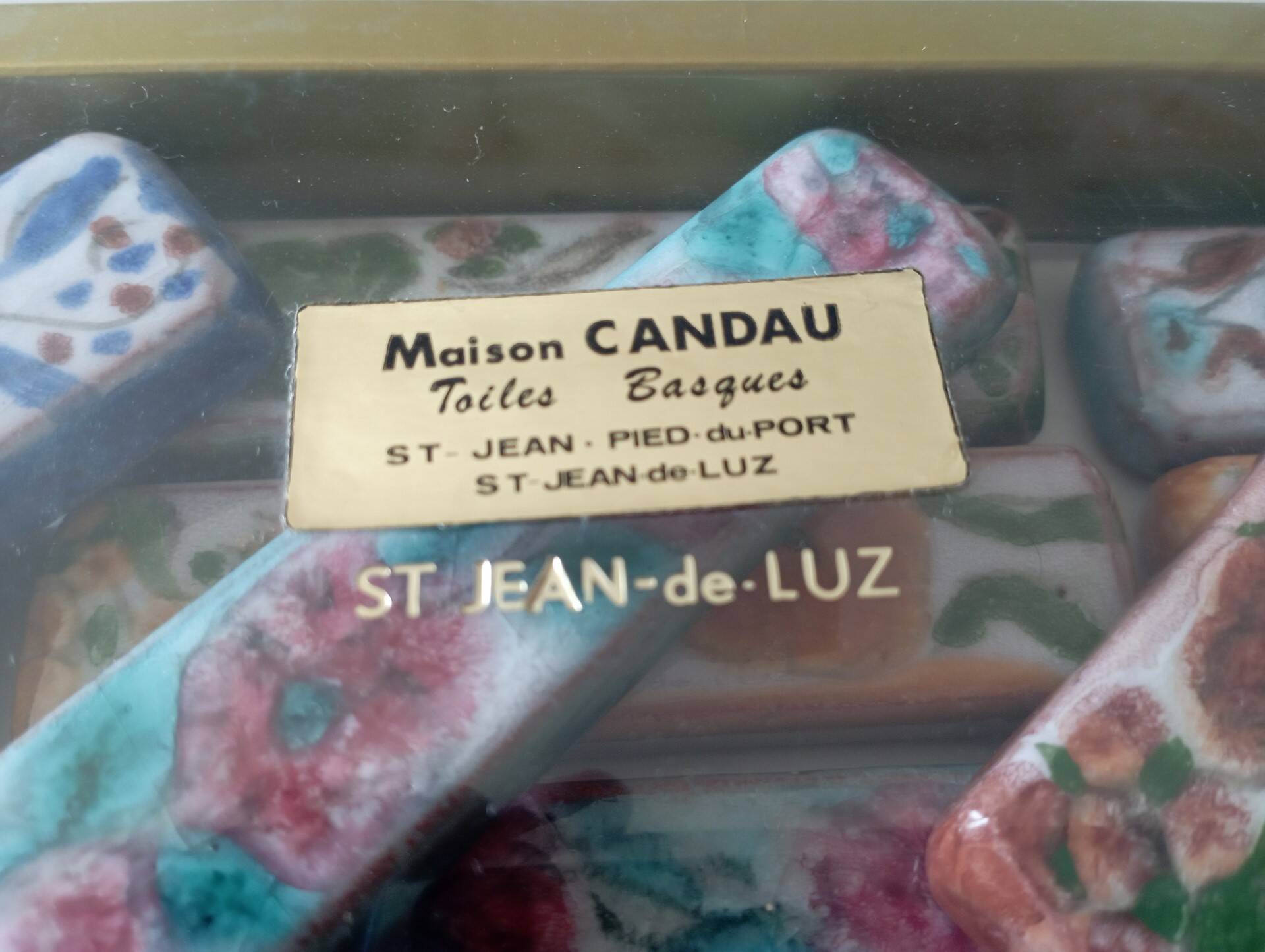 Set of 12 terracotta knife holders