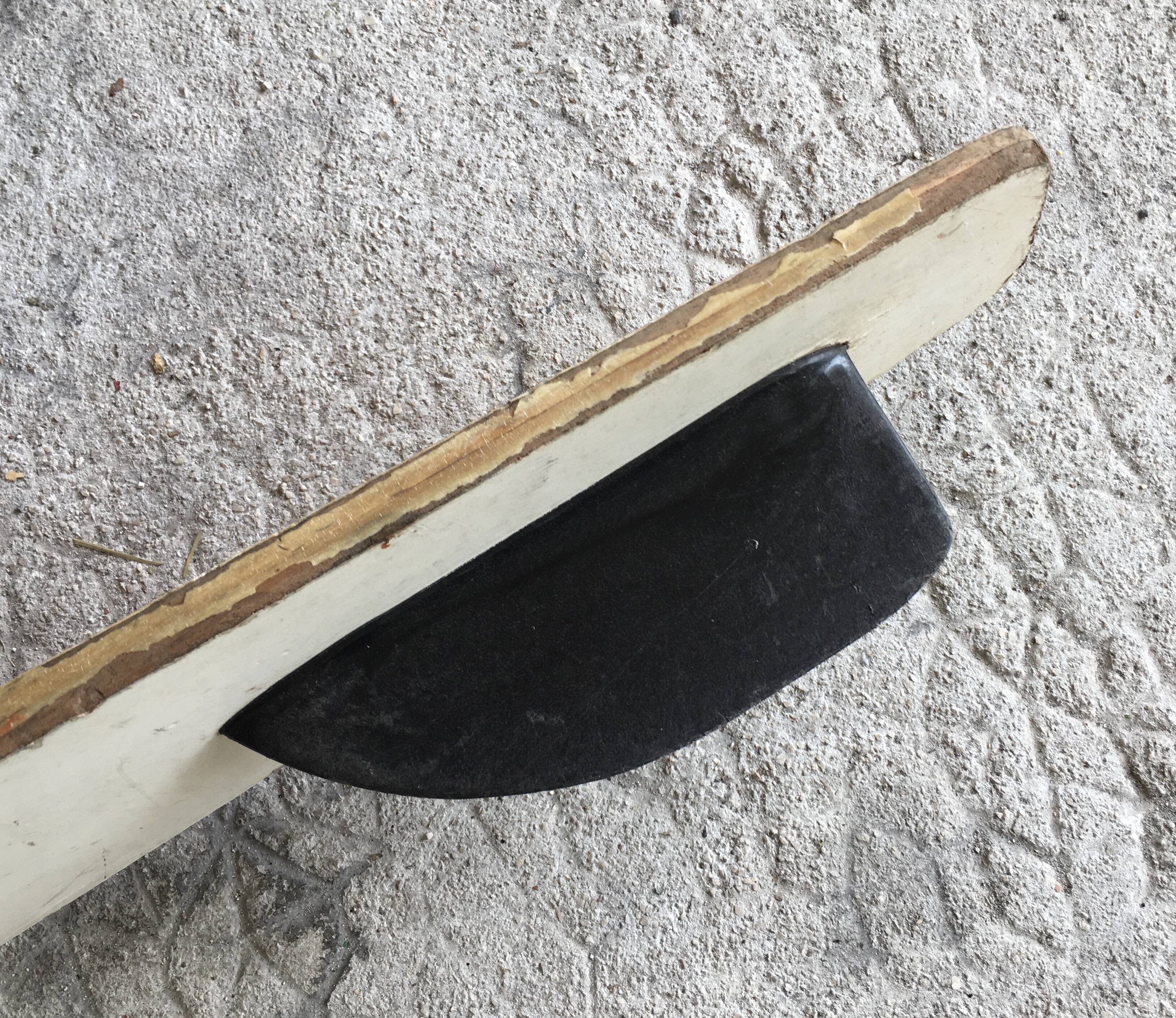 Wooden water skis