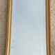 Beveled mirror gilded frame 140x42