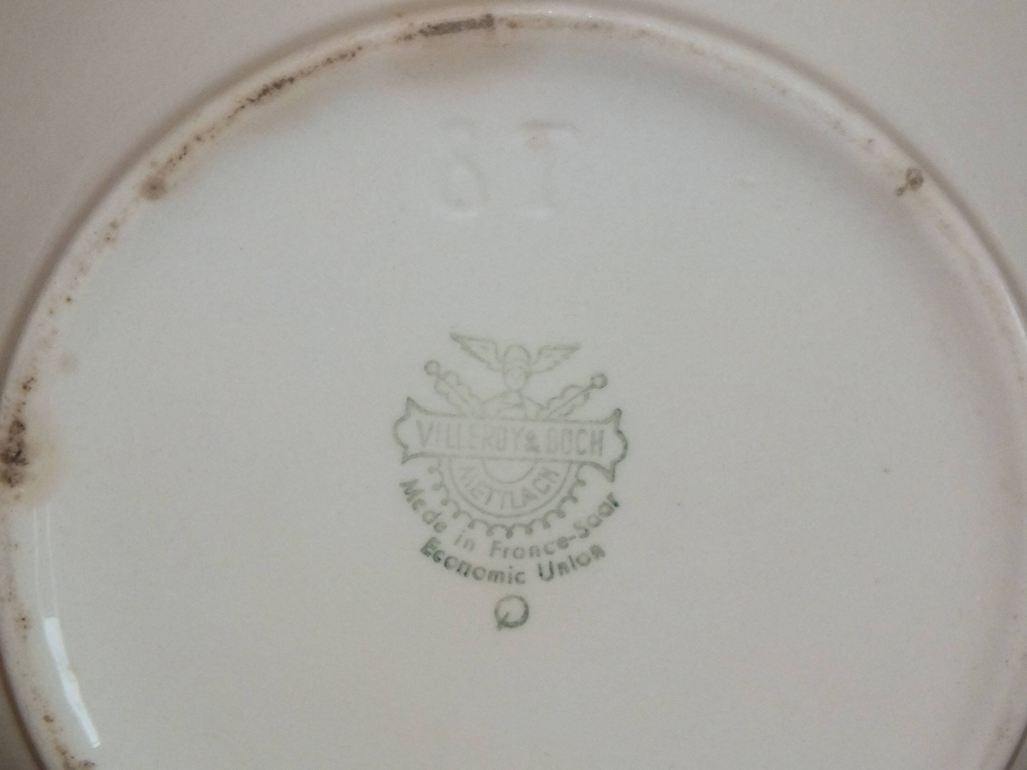 Vintage white Villeroy and Boch Mettlach teapot