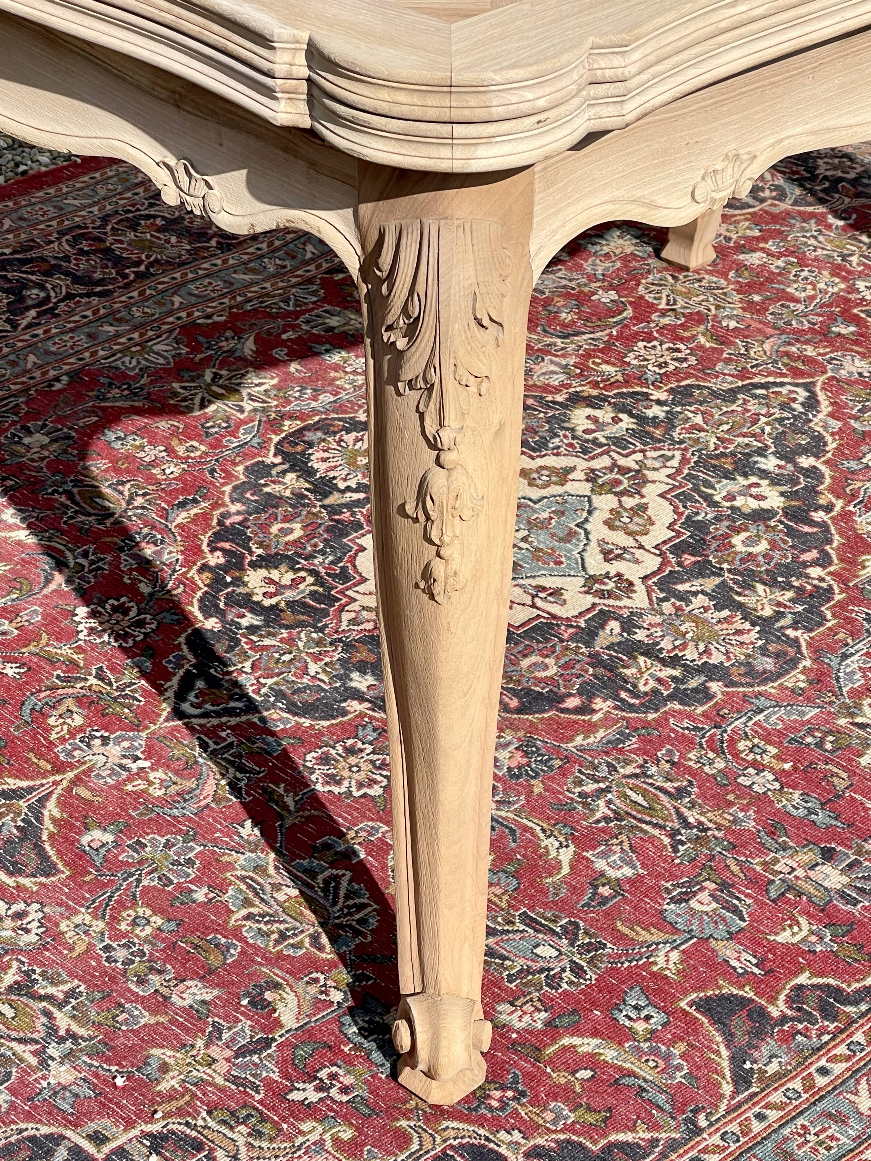 Walnut Table Louis XV Style