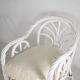 Bleached rattan living room