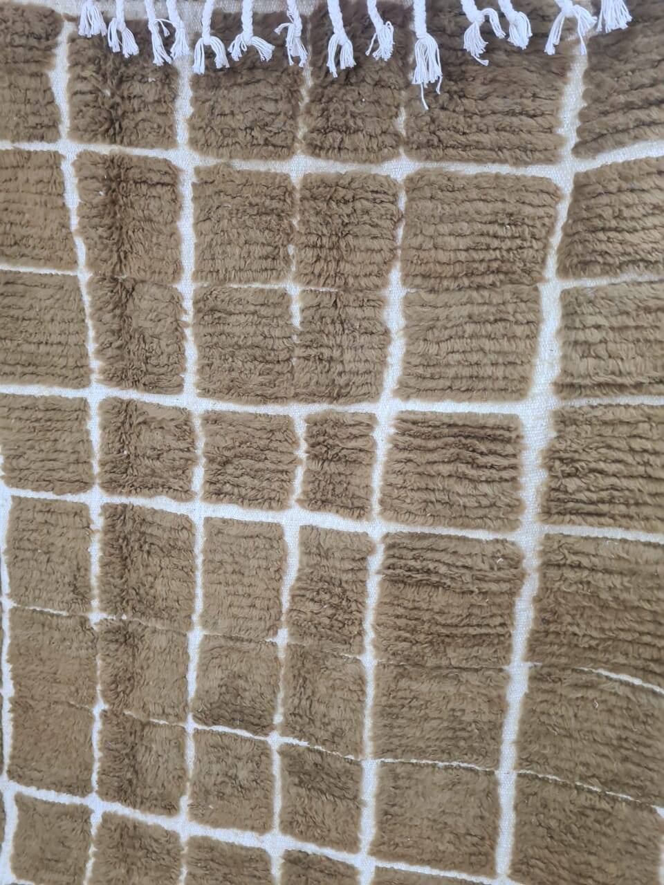 Handmade wool Berber rug 300X200 cm