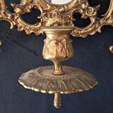Pair of Louis XV Style Candle Mirror Sconces