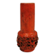 Le plus beau petit vase en glaçure de lave rouge.