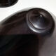 Brown bakelite lamp by Bauhaus team forEsc Zukov, 1930s