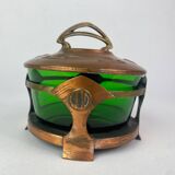 Very rare Jugendstil butter dish by Joseph Maria Olbrich for WMF.