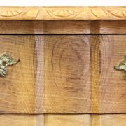 Vintage Danish modern oak nightstands by Henning Kjærnulf, 1960s, set of 2