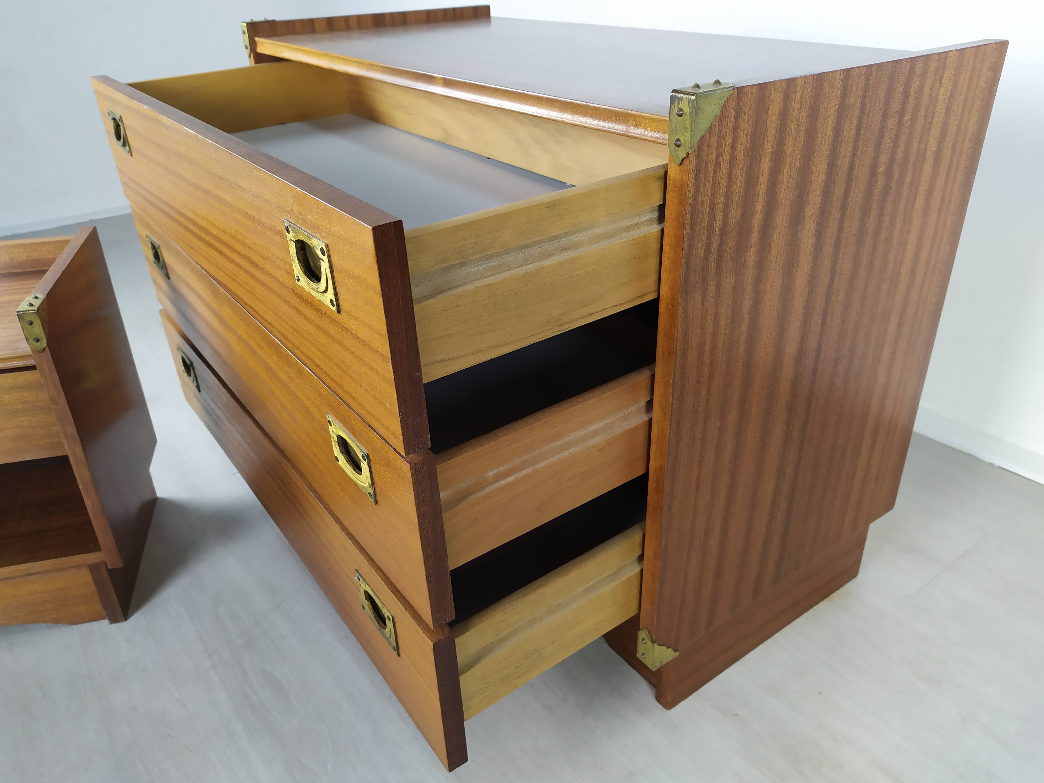 Commode et chevet vintage