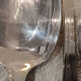 6 silver-plated soup spoons, Christofle Albi silversmith, 20.6cm