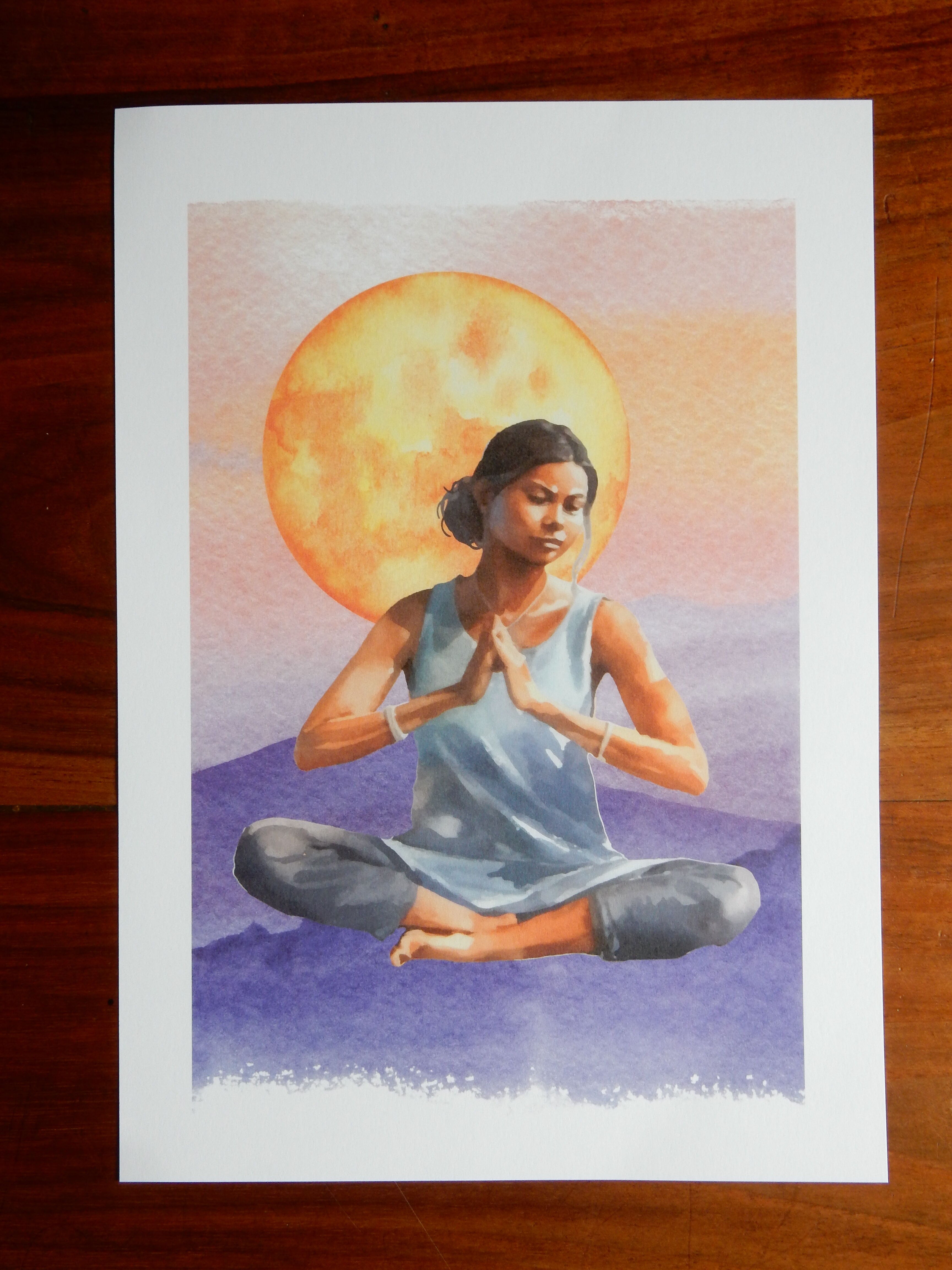 Illustration meditation