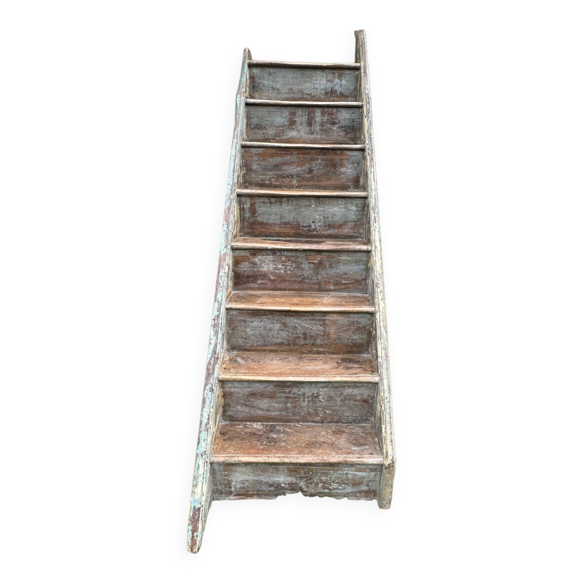 8-step solid wood staircase -JD103