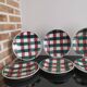 8 assiettes semi creuses de la Faïencerie Nouvelle de Givors France