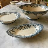 Series of 3 dishes Iron Earth