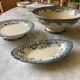 Series of 3 dishes Iron Earth
