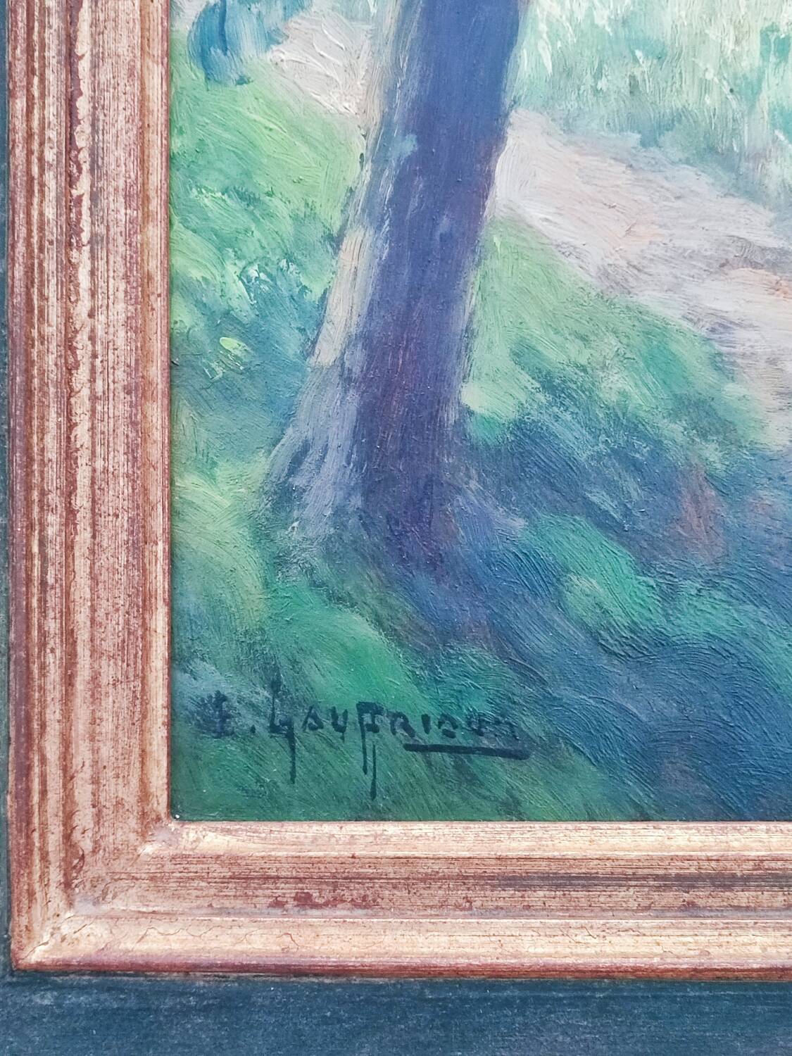 Peinture à l'huile - paysage