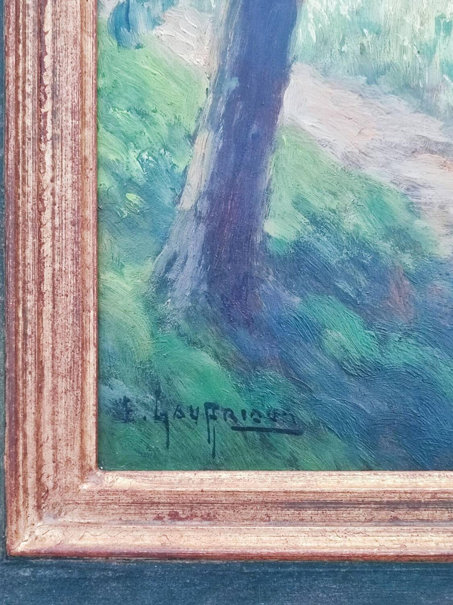 Peinture à l'huile - paysage