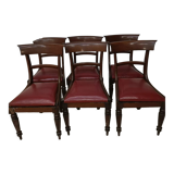Set of 6 victorian antique dining chairs