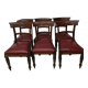 Set of 6 victorian antique dining chairs