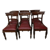 Set of 6 victorian antique dining chairs