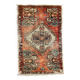 Petit tapis turc vintage 82x53 cm, Short Runner, Tribal, Shabby, Mini Tapis