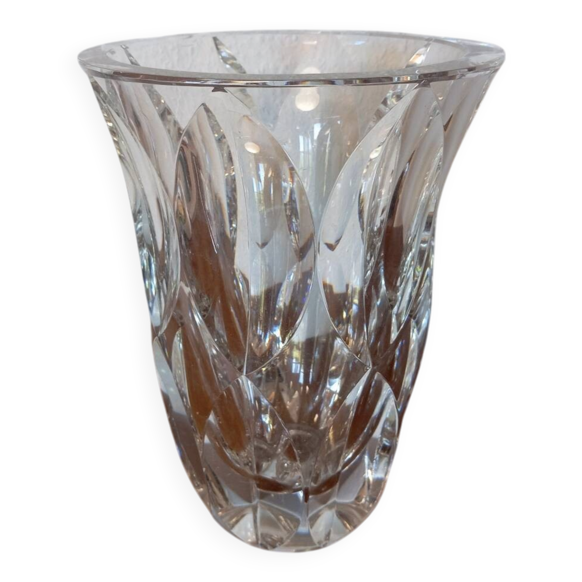 Antique large Saint Louis Crystal vase