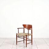 Set of model '317' & '316' by Hvidt & Molgaard-Nielsen for Søborg, fresh weaving