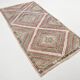 Tapis Kilim oriental bleu et vert
