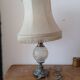 Silver floor lamp