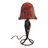 Wrought iron lamp