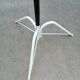 Parrot coat rack 1960 in metal, white and black