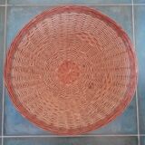Large rope and wicker basket