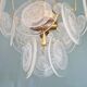 Murano glass disc chandelier, Italy, 1970s