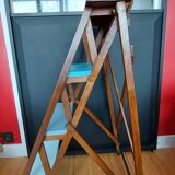 Design shelf from an old painter's stepladder