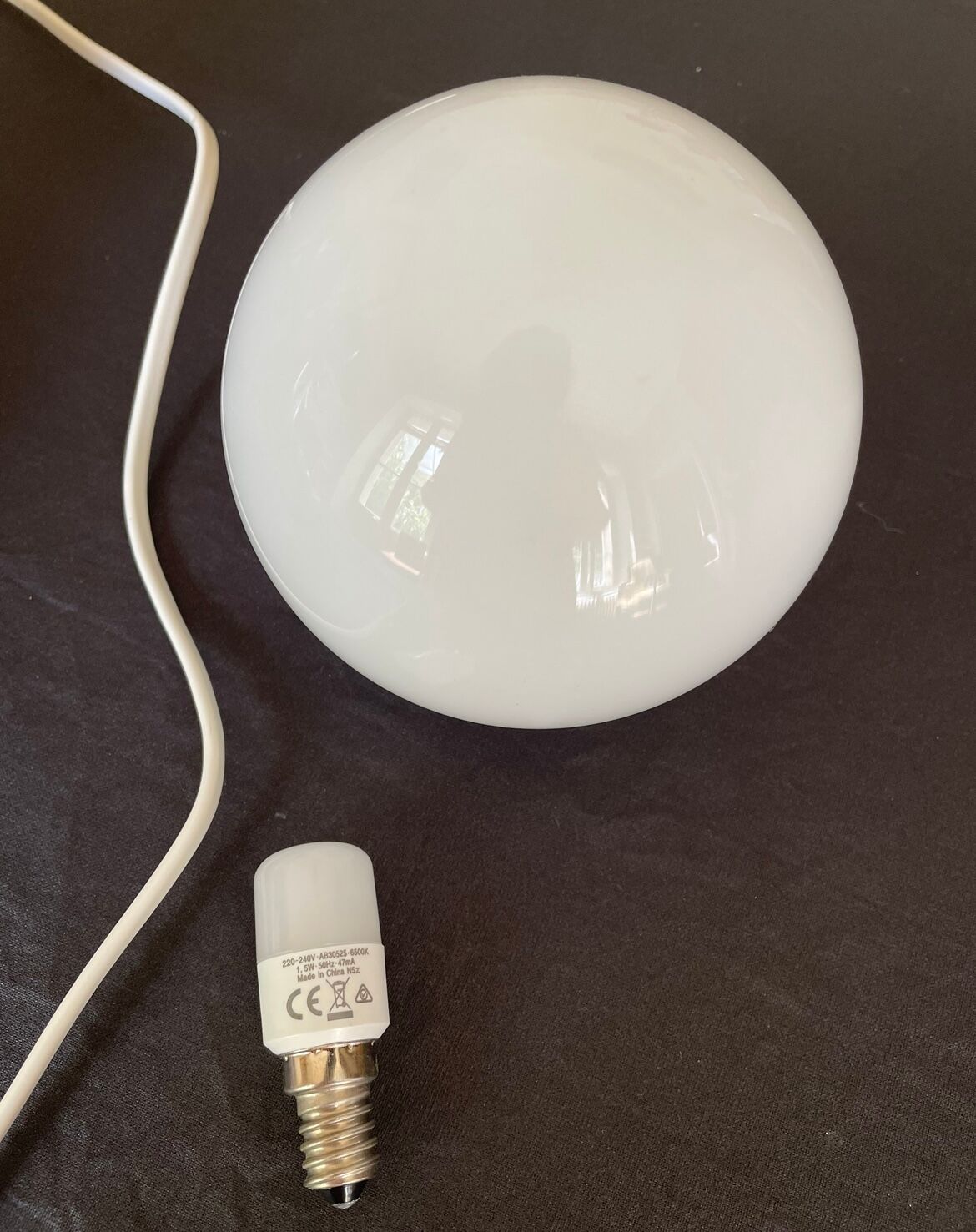 Ceramic lamp Pierrot