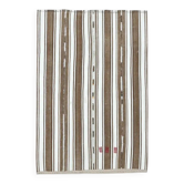 Tapis kilim vintage turc Oushak fait main en coton et laine blanche 132x196