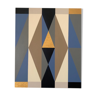 Untitled Blue - Acrylic on canvas