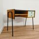 Vintage Scandinavian-style wooden desk