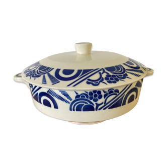 Soupière in porcelain of limoges modern form