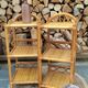Chevets table de nuit en rotin vintage