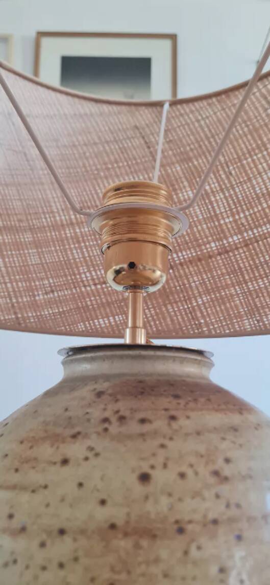 Sandstone lamp circa 1950